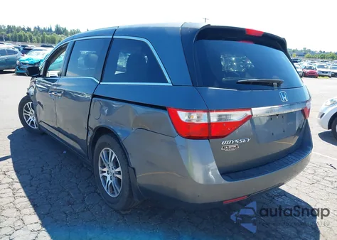 2012 Honda Odyssey Ex-L из США, поврежденный, VIN 5FNRL5H64CB023808